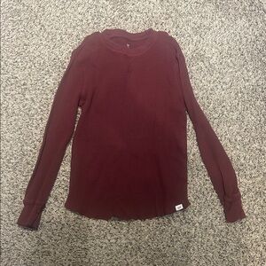 GAP Kids Long Sleeve Tee - Burgundy size 8 M boys